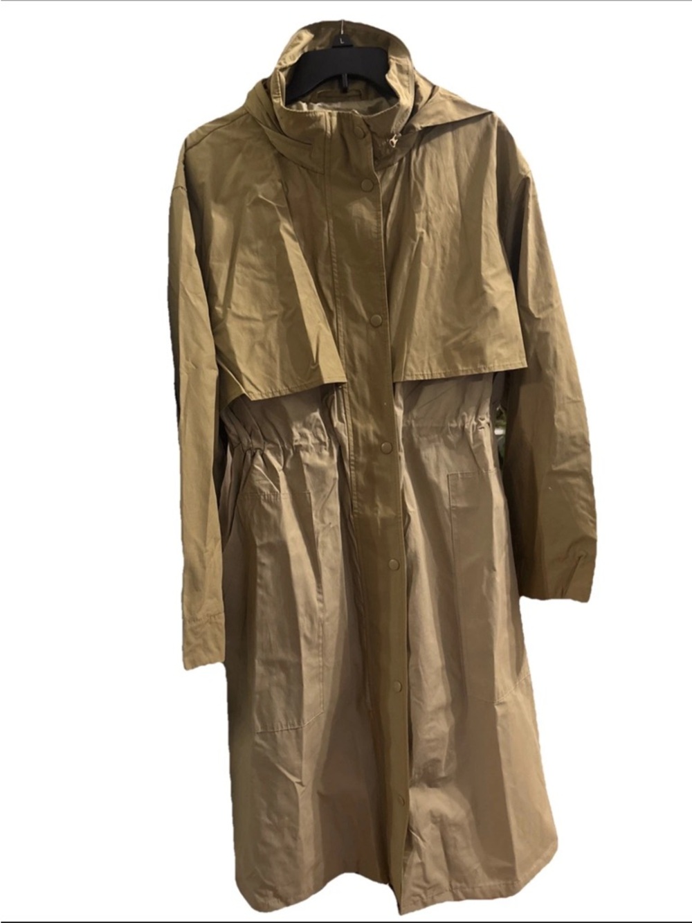 a new day Hooded Trench Coat - Khaki/Tan